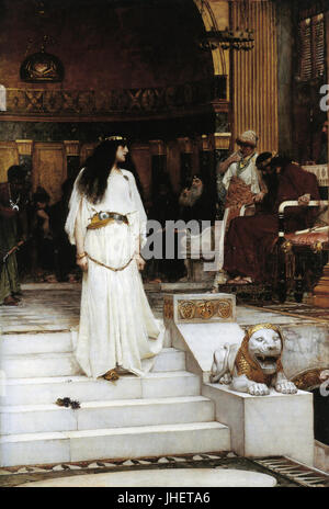 John William Waterhouse - Mariamne verlassen den Richterstuhl des Herodes, 1887 Stockfoto