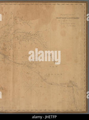 Die Küste der Vereinigten Staaten von North America von New York nach St. Augustine (NYPL b18882354-5386994) Stockfoto