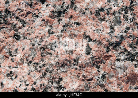 Der aus dem Granite Mountain in Marble Falls, TX, USA stammende pinke Granit aus Texas wurde für den Bau des Galveston Seawall und des State Capitol Building verwendet. Stockfoto