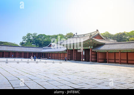 Changdeokgung Palace am 17. Juni 2017 in Stadt Seoul, Südkorea - Tourenziel Stockfoto