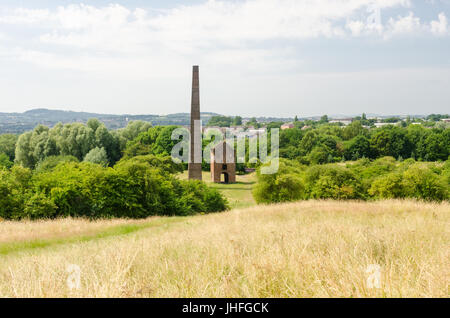 Cobb Maschinenhaus in Warrens Hall Park in Dudley, die einmal Wasser aus den lokalen Kohlengruben gepumpt Stockfoto