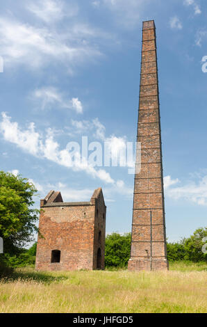 Cobb Maschinenhaus in Warrens Hall Park in Dudley, die einmal Wasser aus den lokalen Kohlengruben gepumpt Stockfoto