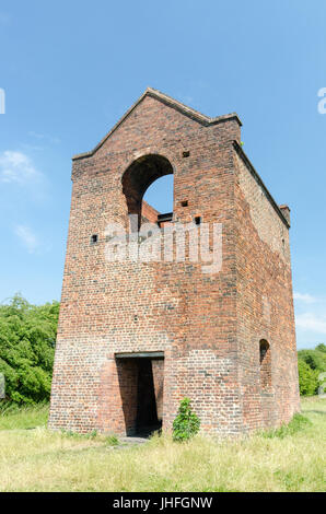 Cobb Maschinenhaus in Warrens Hall Park in Dudley, die einmal Wasser aus den lokalen Kohlengruben gepumpt Stockfoto