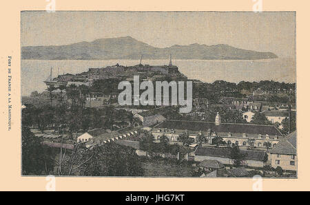 Histoire des Colonies-Guillon-Fort-de-France (Martinique) Stockfoto