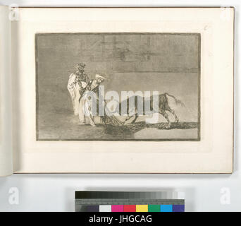 Los Moros Hacen Otro Capeo de Plaza con Su Albornoz (NYPL b14923841-1109412) Stockfoto