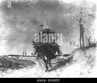 Mikolas Ales 18. 11. 1852-10. (7) 1913 - Husar Stockfoto