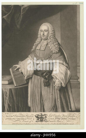 Die RT-Honble. Charles Pratt, Lord Camden, Baron Camden (...) (NYPL b12349145-421756) Stockfoto