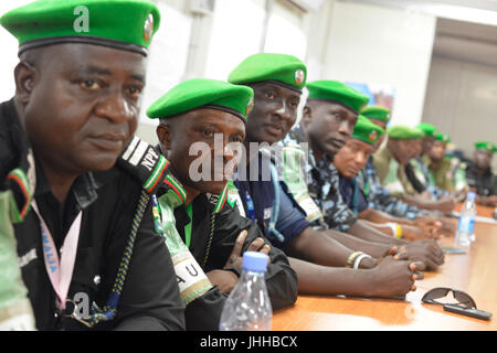 2016-04-23 AMISOM Polizei Ausbildung-4 (26340197960) Stockfoto