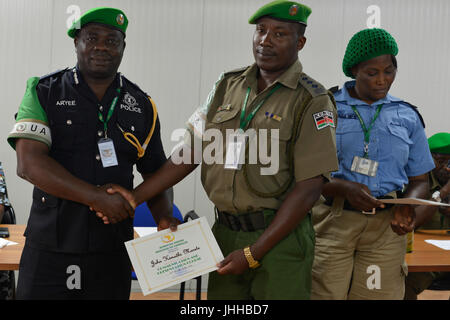 2016-04-23 AMISOM Polizei Ausbildung-9 (26613434835) Stockfoto