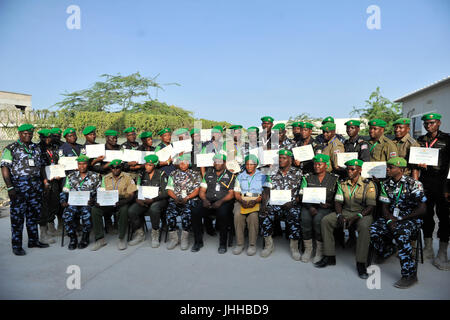 2016-04-23 AMISOM Polizei Ausbildung-12 (26340194560) Stockfoto