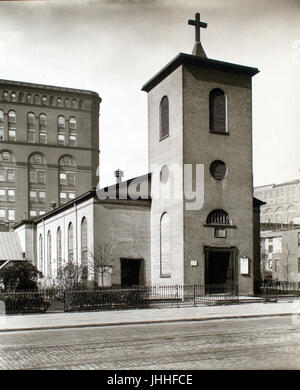 St. Lukes Chapel, 483 Hudson Street, Manhattan (NYPL b13668355-482589) Stockfoto