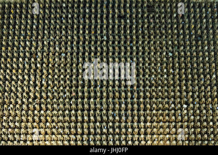 Detail der Vorderseite des Reaktors, The B Reaktor Hanford, nahe Richland, Washington Stockfoto