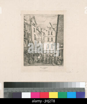 La rue Pirouette Aux Halles, Paris (NYPL b13512885-1105547) Stockfoto