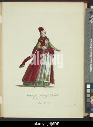 Gewohnheit, eine Dame von Polen. Dame Polonoise (NYPL b14140320-1638103) Stockfoto