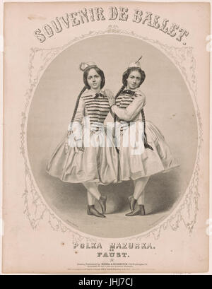 Souvenir de Ballet, Polka-Mazurka de Faust (NYPL b12148738-5179600) Stockfoto