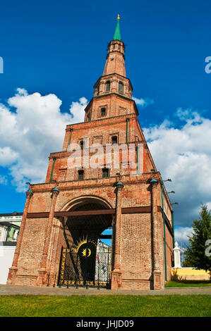 Suyumbike Turm im Kasaner Kreml, Russland Stockfoto