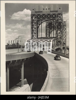 Triborough Bridge, Ansatz East 125th Street, Manhattan (NYPL b13668355-482574) Stockfoto