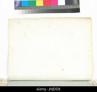 Innen hinten Wrapper (NYPL b11861683-1229583) Stockfoto