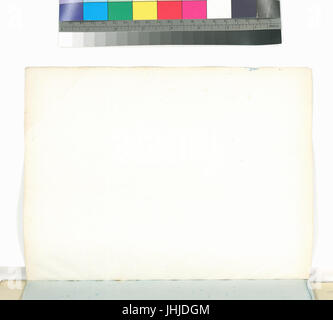 Innen hinten Wrapper (NYPL b11861683-1229603) Stockfoto