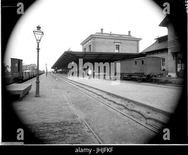 ErfgoedLeiden LEI001016805 Bahnhof Leiden Stockfoto
