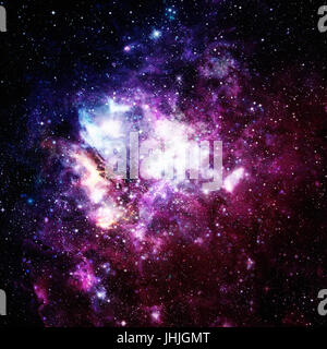 Schöne Nebel, Sterne und Galaxien. Elemente des Bildes von der NASA eingerichtet. Stockfoto