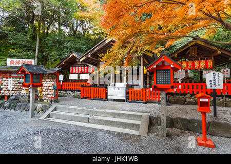 Nonomiya-Jinja Schrein in Arashiyama in Kyoto, Japan Stockfoto