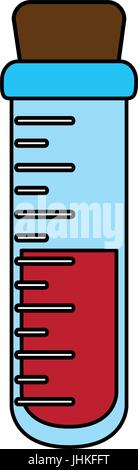 Test Tube-Vektor-illustration Stock Vektor