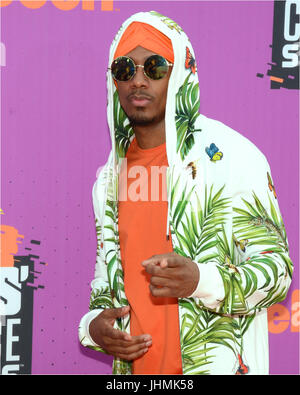 Nick Cannon nimmt am Nickelodeon Kids' Choice Sports Awards 2017 Teil Pauley Pavilion Los Angeles, Kalifornien, Juli 13,2017. Stockfoto