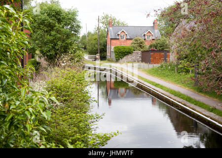 Montgomery Kanal in Welshpool, Powys in Wales, Vereinigtes Königreich Stockfoto