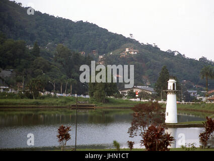 See; Quitandinha Palast; Petropolis; Rio De Janeiro; Brazilien Stockfoto