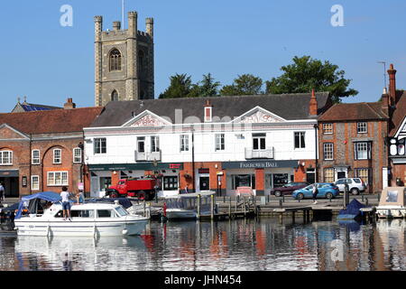 Blick auf den Fluss bei Henley-on-Thames Stockfoto