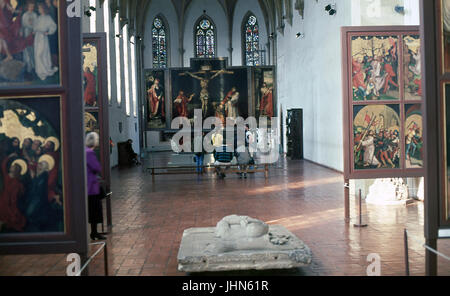 Geistliche Werke; Unterlinden Museum; Colmar; Alsace; Frankreich Stockfoto