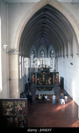 Unterlinden Museum; Sacras funktioniert; Colmar; Alsace; Frankreich Stockfoto