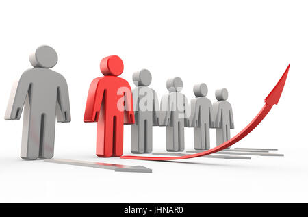 Potenital grafischen Hintergrund wachsen Stockfoto