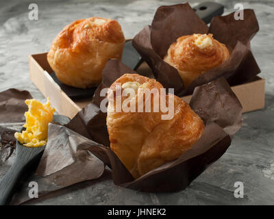 Creme Brot Bäckerei Kuchen süß für jeden Tag-Lebensstil Stockfoto