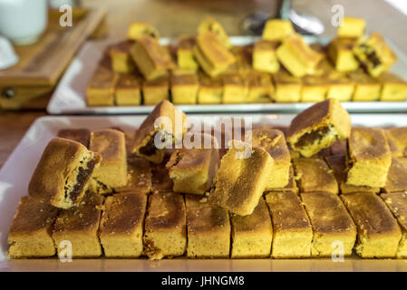 Tradition taiwanesischen Ananas Kuchen süßes dessert Stockfoto