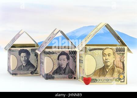 Housing Market Investitionen - vertrauenswürdige Investitionen in Japan Stockfoto