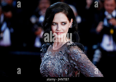 CANNES, Frankreich - 27. Mai: Eva Green besucht die "Basiert auf eine wahre Geschichte" Premiere während der 70. Cannes Film-Festival am 27. Mai 2017 in Cannes, Frankreich Stockfoto