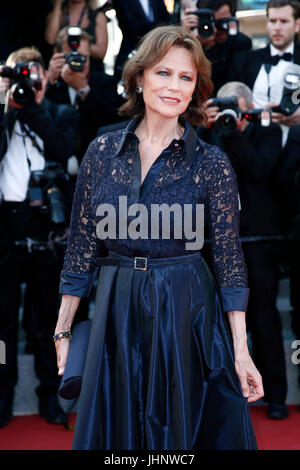 CANNES, Frankreich - 27. Mai: Jacqueline Bisset besucht die "Basiert auf eine wahre Geschichte" Premiere während der 70. Cannes Film-Festival am 27. Mai 2017 in Cannes Stockfoto