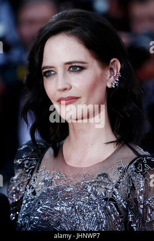 CANNES, Frankreich - 27. Mai: Eva Green besucht die "Basiert auf eine wahre Geschichte" Premiere während der 70. Cannes Film-Festival am 27. Mai 2017 in Cannes, Frankreich Stockfoto