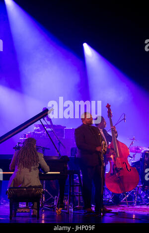 Montreal Jazz Festival, Stanley Clarke Band durchführen Stockfoto
