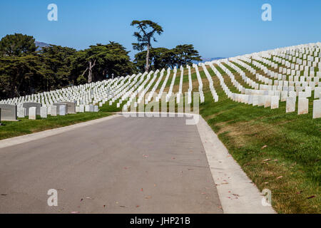 San Francisco-Staatsangehörig-Kirchhof, San Francisco, Kalifornien, USA Stockfoto