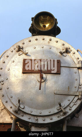 Zug deaktiviert; vorne; Bahnhof; Museum; Guajará-Mirim; Rondônia; Brazilien Stockfoto