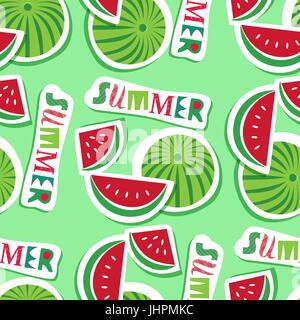 Sommerliches Nahtmuster. Stock Vektor