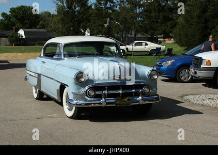 Auto-1953 Chevrolet Bel Air. Beavercreek Popcorn Festival. Beavercreek, Dayton, Ohio, USA. Stockfoto