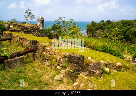 Fort San Lorenzo in der Nähe von Colón in Panama Stockfoto