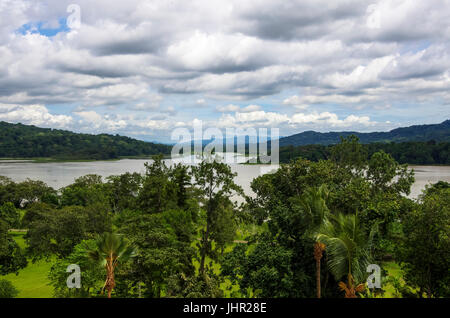 Blick vom Regenwald Gamboa Resort Hotel in Panama Stockfoto