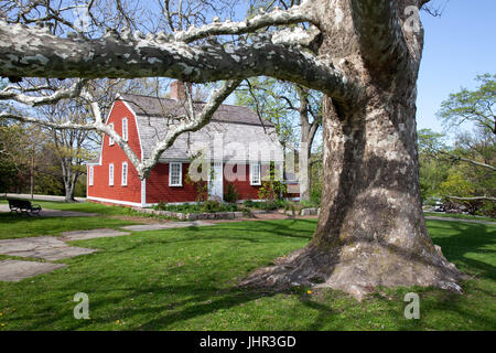 Die Betsey Williams-Hütte im Roger Williams Park in Providence, Rhode Island Stockfoto