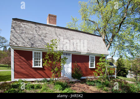 Die Betsey Williams-Hütte im Roger Williams Park in Providence, Rhode Island Stockfoto