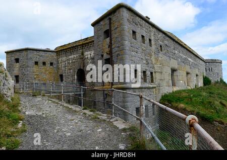 St. Catherines Fort 19. Jahrhundert Palmerston Fort erbaut 1870 St. Catherines island Tenby Wales Cymru UK GB Stockfoto